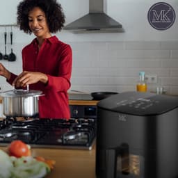 Maison & Kitchen Airfryer - Heteluchtfriteuse airfryers- PFAS-vrij - 1350W - 3L Inhoud - 80ºC tot 200ºC - Zwart — thumbnail 9