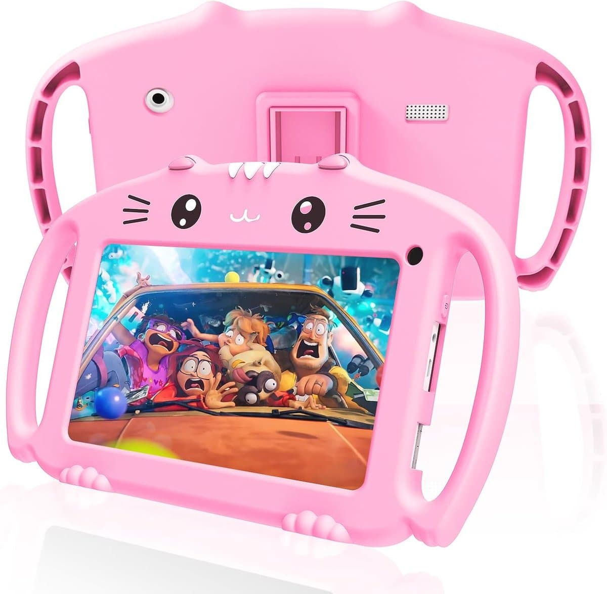 Kindertablet 7 Inch - Android Tablet voor Kinderen met Wifi, Quad Core, Dubbele Camera en Ouderlijk Toezicht — afbeelding 1