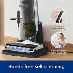 Collox Draadloze natte stofzuiger - droge stofzuiger - Vloerwasmachine - Elektrische dweil - Met zelfreiniging - HEPA filter — thumbnail 4