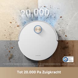 Dreame X50 Ultra Complete - Robotstofzuiger met dweilfunctie - Geschikt voor huisdierharen - Complete Accessoires kit - Eenvoudig schoonmaken van laag meubilair - Wit — thumbnail 7