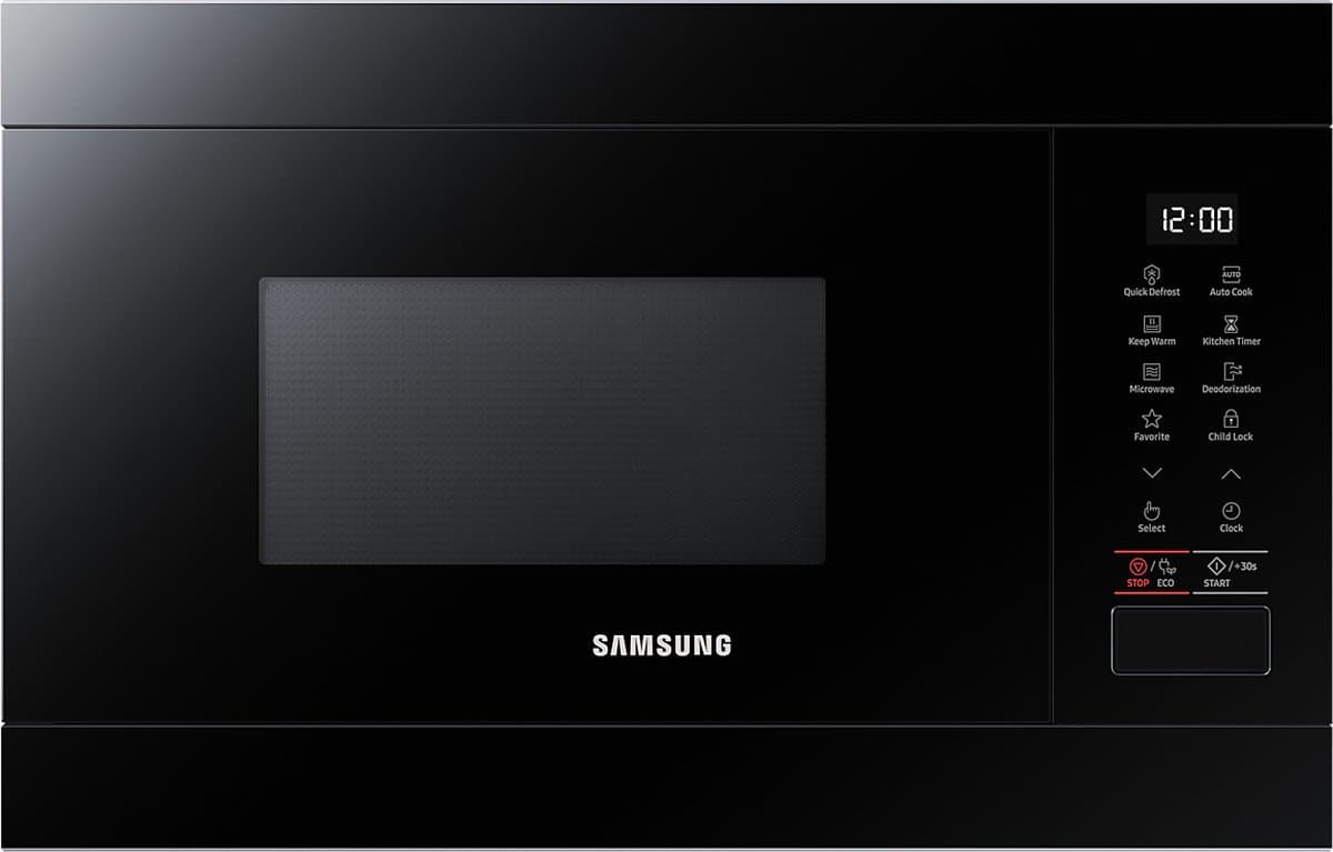 Samsung MS22T8254AB - Inbouw magnetron - Een compacte en krachtige inbouw magnetron - Touch bediening - Ontdooifunctie — afbeelding 1