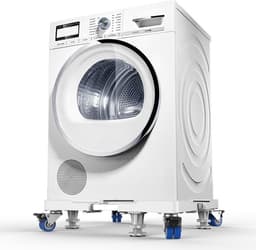 Wasmachine Verhoger - Meubelroller - Verhoger Wasmachine - Wasmachine Sokkel - Verstelbaar - Wieltjes — thumbnail 8