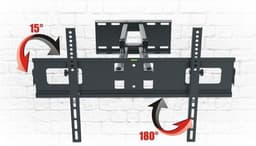 Red Eagle HAMMER Serie - Bevestigingsbeugel voor TV - 23-70 inch - Draaibaar - VESA 600x400 — thumbnail 10