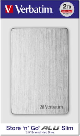 Verbatim Stor n Go 1 TB Externe harde schijf (2,5 inch) USB 3.2 Gen 1 Zilver 53663 — thumbnail 6