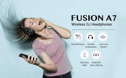 OneOdio Fusion A70 Zwart – Draadloze Over-Ear Koptelefoon – DJ & Studio – Hi-Res Audio — thumbnail 14