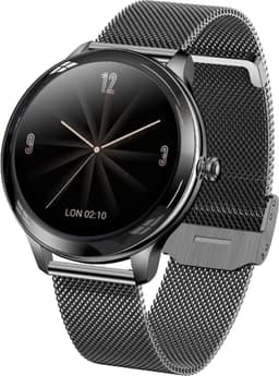 Darenci Smartwatch Flair Pro  - Smartwatch dames -Smartwatch heren -Activity Tracker- Touchscreen -Bluetooth bellen -Met extra bandje -Horloge -Stappenteller -Bloeddrukmeter -Verbrande calorieën -Zuurstofmeter -Spatwaterdicht -Zwart — thumbnail 2