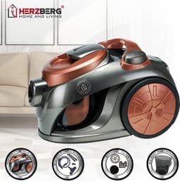 Herzberg HG-8046COP: Multi-Cyclone Bagless Vacuum Cleaner — thumbnail 5