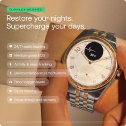 Withings ScanWatch - Nova Brilliant - 39mm - Hybride Smartwatch - Goudkleurig — thumbnail 9