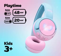 Fresh 'n Rebel Code Junior - Koptelefoon kind - Kinder koptelefoon - Draadloos (Bluetooth) & Bedraad – Inclusief Aux kabel (1m) - Cool Candy — thumbnail 2