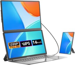 Siaviala N2 16" Portable Monitor | 1920x1200 IPS | 360° Draaibaar & Magnetisch | Ultradun 0.76kg | Plug & Play Type-C | Jouw Mobiele Kantoor | 200% Productiviteit — thumbnail 2