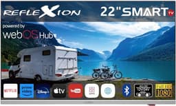 22 inch Smart LED TV voor Camping, Boot & Vrachtwagen - 12/24/230V, Full HD, Frameloos — thumbnail 1