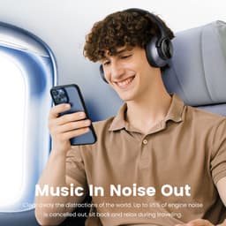 OneOdio Focus A10 – Zwart/Paars – Over-Ear Bluetooth Koptelefoon – Hybrid ANC – 50H Batterijduur – Dual Device Pairing — thumbnail 10