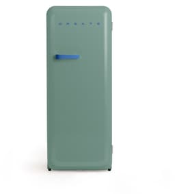CREATE - Koelkast in retrostijl - Sage - Handvat Kobaltblauw - FRIDGE RETRO 281L — thumbnail 1