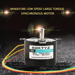 Lage Snelheid Synchrone Motor 5-50 RPM voor Industriële Toepassingen en Vaatwassers — thumbnail 2
