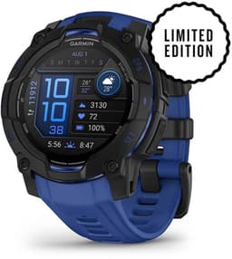 Garmin Instinct 3- Smartwatch - 45mm - AMOLED - Zwart & Blauw - Limited Edition — thumbnail 16