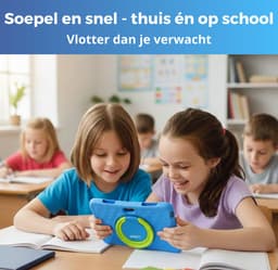 WiseQ Tablet Kinderen 2026 model - 96 GB - 6000mAh - Ouderlijk Toezicht - Kindertablet 10 inch - Kids Tablet - Android 15 - Blauw — thumbnail 10