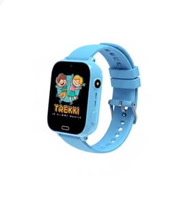 TREKKI® GPS Kinder Smartwatch BLAUW – Kindersmartwatch met Bellen & Videobellen – SOS Knop – GPS Tracker – Kinderhorloge — thumbnail 1