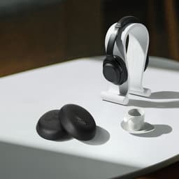 2x Earpads Vervanging voor Jabra Evolve 2 30 Hoofdtelefoon - Zwart Kunstleer en Schuim — thumbnail 4