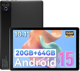 Hotlight MB1001 - Android 15 Tablet - 10.1 inch - 20(3+17)GB RAM/64GB ROM– 5000mAh - Zwart — thumbnail 1