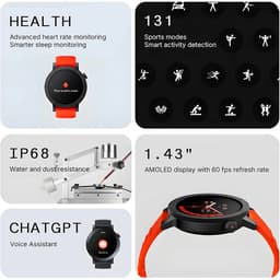 CMF Watch 3 Pro - Smartwatch - 47 mm - Orange — thumbnail 3