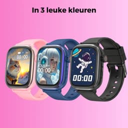 Smartwatch voor Kinderen met Nano SIM, Video Bellen, GPS & 4G - Waterdicht IPX7, WiFi & Bluetooth - SOS Functie - Roze — thumbnail 12