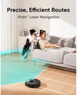 eufy Clean L60 Hybrid Robotstofzuiger met dweilfunctie - Robot Vacuum - 5.000 Pa Zuigkracht, Bestuurbaar via smartphone — thumbnail 8