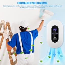 Luchtreiniger - Negatieve ionen luchtreiniger - Ozongenerator - Luchtreiniger met ionisator - Deodorizer - Luchtzuiveraar voor huisdieren - Ontgeurder voor wc en keuken - Formaldehyde verwijderaar - Ozon luchtverfrisser - Compacte luchtreiniger — thumbnail 5