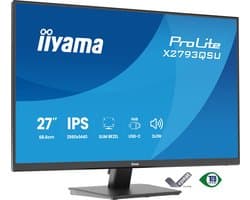 iiyama ProLite X2793QSU-B1 - 27 inch - QHD - IPS - USB-Hub (2x)