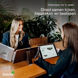 Portable Monitor 2x 15,6 inch Full HD - Tri Screen Laptop Scherm Uitbreider - Extra Scherm Laptop - Draagbare Monitor - Plug & Play - Solvify — thumbnail 3