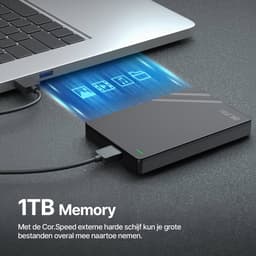 Cor.Speed Externe Harde Schijf 1 TB met USB C - Harde Schijf Extern - HDD — thumbnail 9