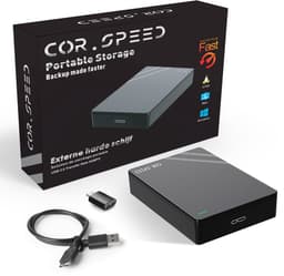 Cor.Speed Externe Harde Schijf 1 TB met USB C - Harde Schijf Extern - HDD — thumbnail 10
