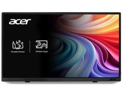 Acer PM161QT- Portable Monitor - 15.6 inch - Touchscreen - 60Hz - inclusief sleeve