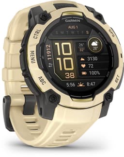 Garmin Instinct® 3 - Smartwatch - 45mm - AMOLED - Crème/Citrine - Limited Edition — thumbnail 2