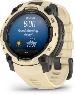 Garmin Instinct® 3 - Smartwatch - 45mm - AMOLED - Crème/Citrine - Limited Edition — thumbnail 7