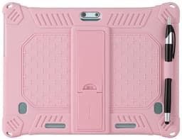 Universele beschermhoes voor 10/10,1-inch Android-tablets, met standaard- en flipfunctie, lichtgewicht en draagbaar, gemakkelijk mee te nemen en te bedienen, geschikt voor 10/10,1-inch tablets, roze. — thumbnail 2
