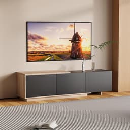 Uittrekbare TV-kast met LED-verlichting en 3 Lades voor Woonkamer - Modern Design — thumbnail 4