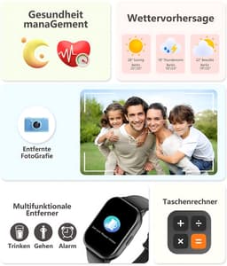 Manike G127 Smartwatch – 1,32 HD Display - Hartslag & Bloeddrukmeting - Bluetooth Bellen - SpO₂ - Slaapmonitoring - Multisport - IP68 Waterdicht - 100+ Sportmodi - Android & iOS Compatibel - Meldingen - Stappenteller - Sporthorloge - Activity Tracker — thumbnail 8