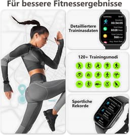 Manike G127 Smartwatch – 1,32 HD Display - Hartslag & Bloeddrukmeting - Bluetooth Bellen - SpO₂ - Slaapmonitoring - Multisport - IP68 Waterdicht - 100+ Sportmodi - Android & iOS Compatibel - Meldingen - Stappenteller - Sporthorloge - Activity Tracker — thumbnail 16