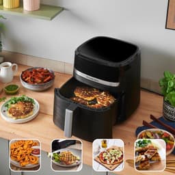 RFWR® Compacte en Energiezuinige Airfryer XXL - 8,3L, 9 Programma's, Vaatwasserbestendig — thumbnail 2