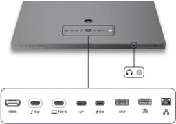 Philips Brilliance 27E3U7903 - 5K Creative Designer Monitor - Geschikt voor Apple Macbook en Mac Mini - Thunderbolt 4 - Calman Ready - RJ45 - Powersensor - 27 inch — thumbnail 8