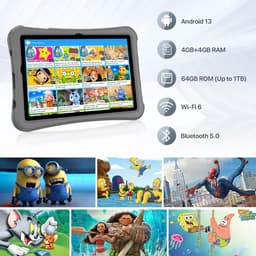 MKSS® Kindertablet Vanaf 3 Jaar - Tablet Kinderen - 64 GB - 10.1 Inch — thumbnail 3