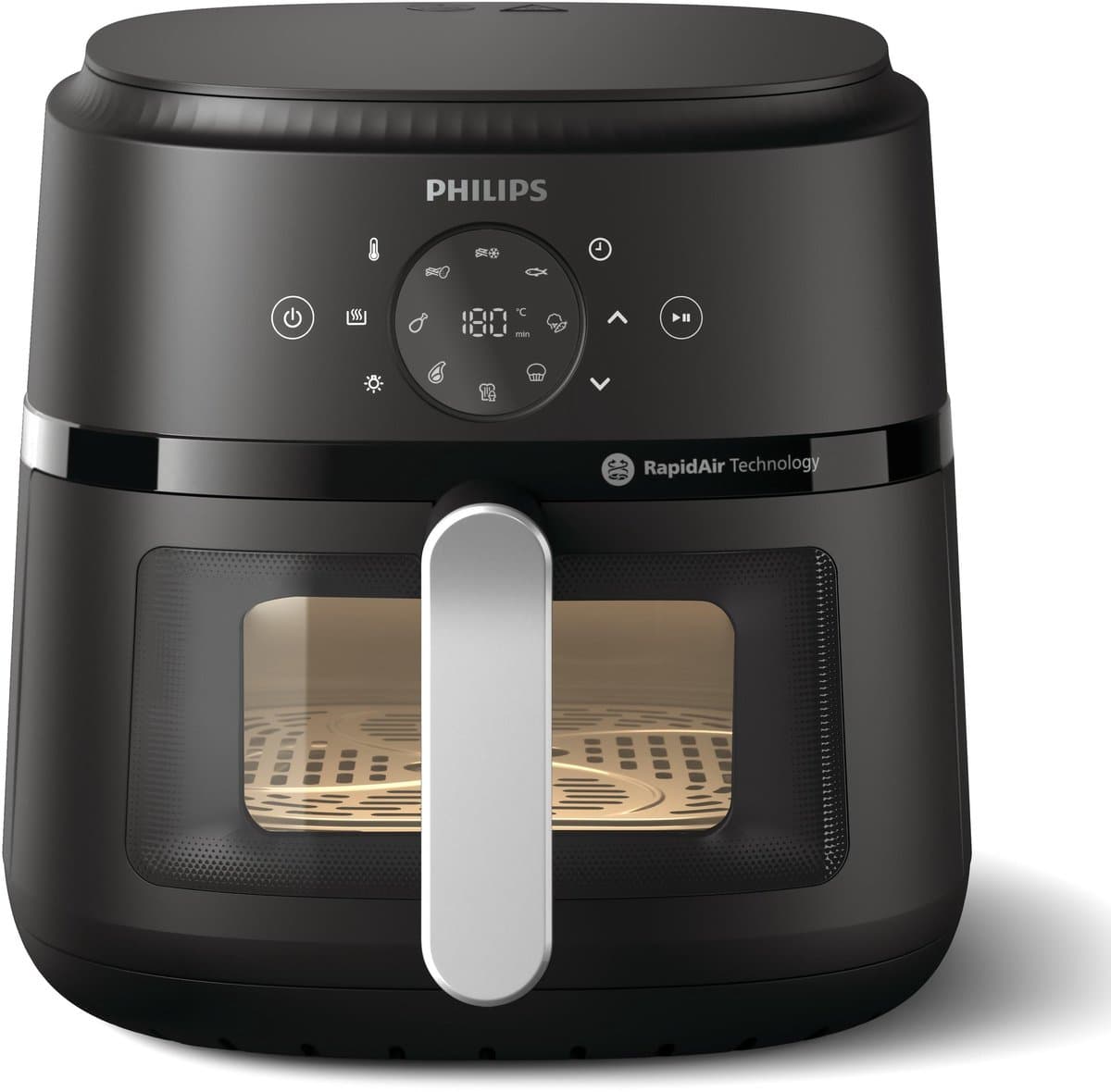 Philips 2000 serie - NA231/00 - Heteluchtfriteuse - 6.2 Liter - 1700 Watt - Zwart — afbeelding 1