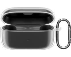 kwmobile Earphones Case for Jabra Elite 4 (not for Elite 4 Active) Case - Clear TPU Silicone Earbuds Cover - Transparent
