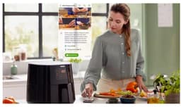 Philips Airfryer Essential 5000 Series - HD9280/60 - 6,2 liter(XL) - Heteluchtfriteuse - Digitaal display - Quickclean — thumbnail 8