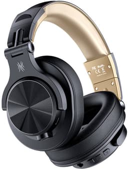OneOdio Fusion A70 Zwart/Goud – Draadloze Over-Ear Koptelefoon – DJ & Studio – Hi-Res Audio — thumbnail 8