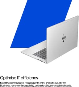 "HP EliteBook 6 G1i Wolf Pro Security Edition Intel Core Ultra 7 255U Laptop 33,8 cm (13.3"") WUXGA 16 GB DDR5-SDRAM 512 GB SSD Wi-Fi 7 (802.11be) Windows 11 Pro AI PC Zilver" — thumbnail 8