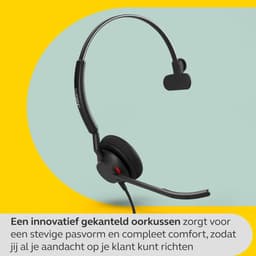 Jabra Engage 40 Headset Bedraad Hoofdband Kantoor/callcenter USB Type-A Bluetooth Zwart — thumbnail 6