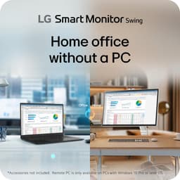 LG Swing 32U889SA - 4K Smart Touchscreen Monitor - TV - Met verrijdbare standaard - Apple AirPlay - WebOs Apps - Wi-Fi - Bluetooth — thumbnail 4
