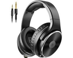 OneOdio Studio HiFi - koptelefoon met microfoon - extra lange kabel - muziek|studio|DJ (zwart)