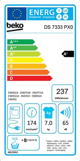 Beko DS7333PX0 - Warmtepompdroger - NL/FR — thumbnail 15